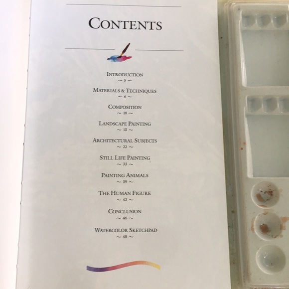 Watercolor workstation how-to book - Picture 3 of 9